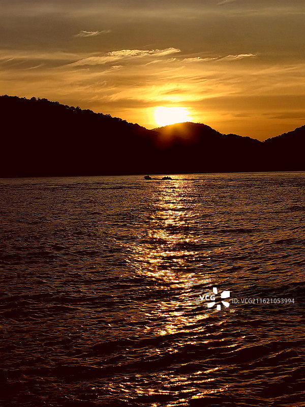 马来西亚，槟城，日落图片素材