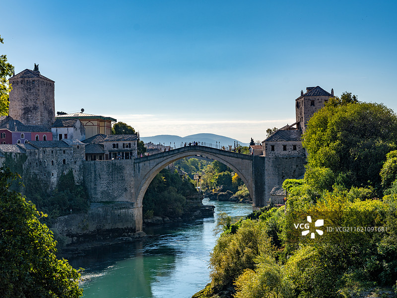 世界文化世界文化遗产波黑莫斯塔尔古桥遗产,波黑,莫斯塔尔,古桥图片素材