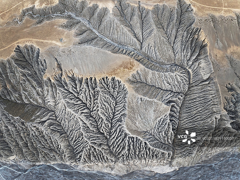 航拍独山子大峡谷图片素材