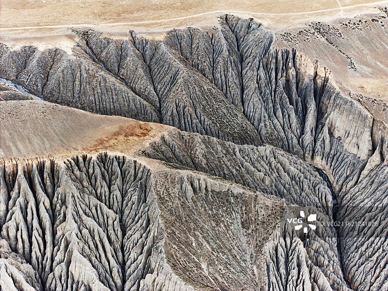 航拍独山子大峡谷图片素材