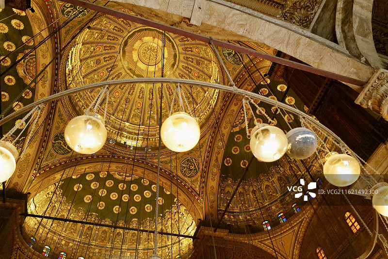 埃及开罗著名景点萨拉丁城堡精美室内空间图片素材