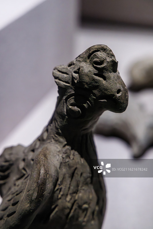 金代海东青陶头·阿城地区·金上京历史博物馆藏图片素材