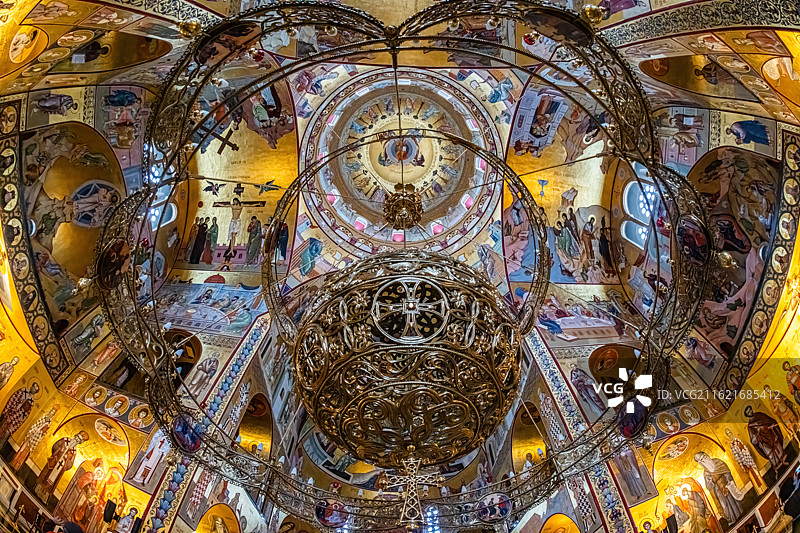 黑山首都波德戈里察基督救世主大教堂图片素材