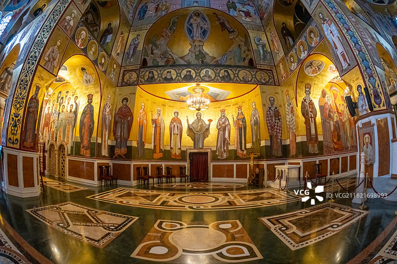 黑山首都波德戈里察基督救世主大教堂图片素材