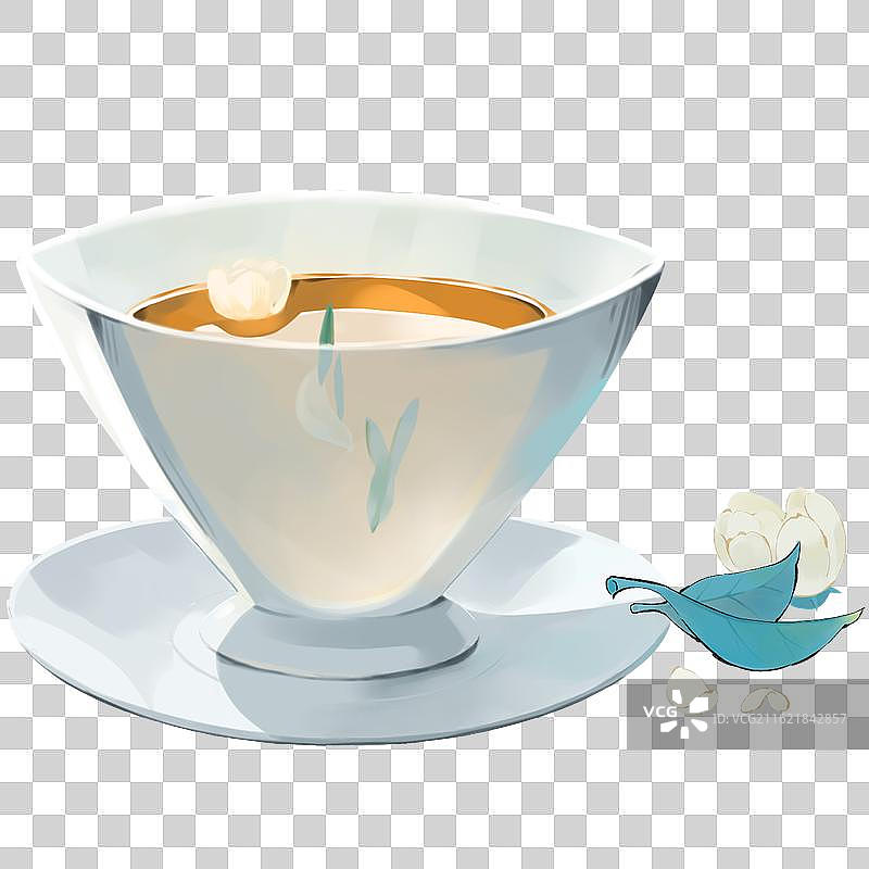 茉莉花茶免抠元素图片素材