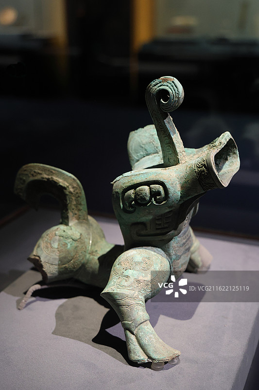 中国国家博物馆展品--青铜神兽（商）图片素材