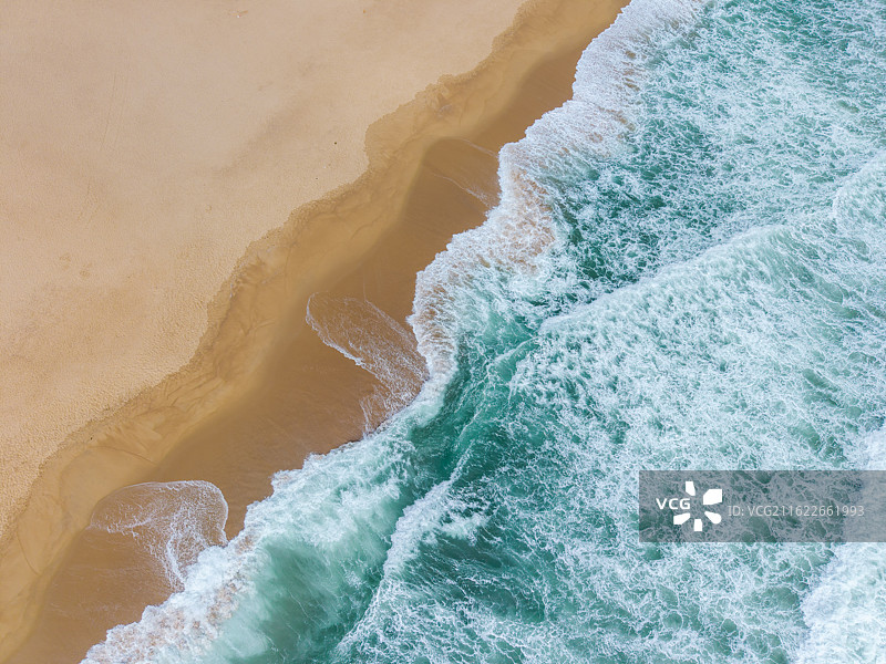 碧海金色沙滩自然风光图片素材