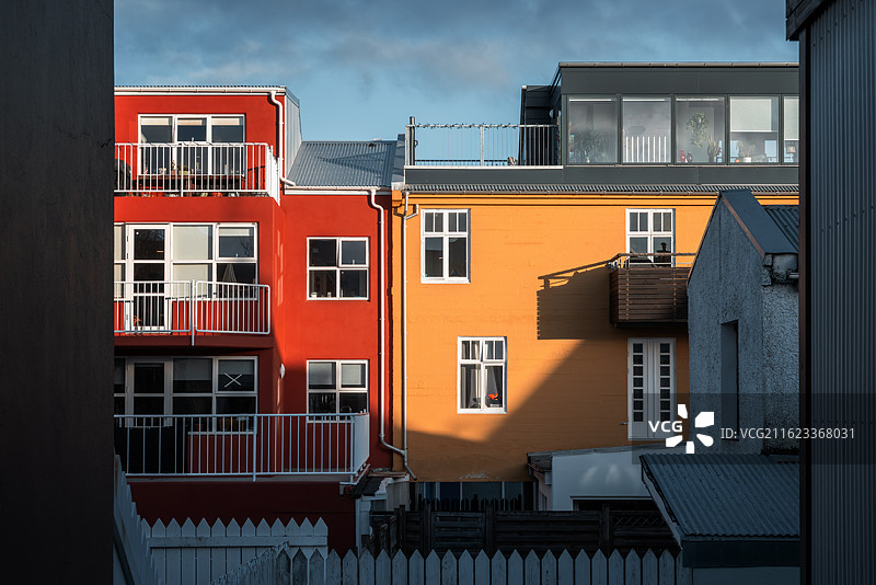 冰岛雷克雅未克北欧风光建筑图片素材