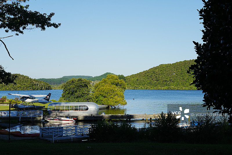 罗托鲁瓦湖图片素材