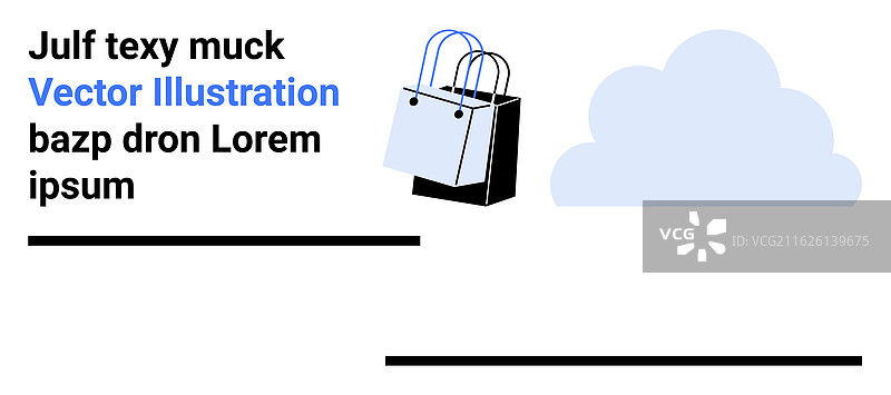 现代购物概念，配有购物袋图片素材