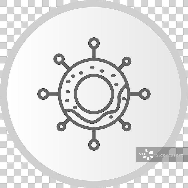 模具线圈灰色图标图片素材
