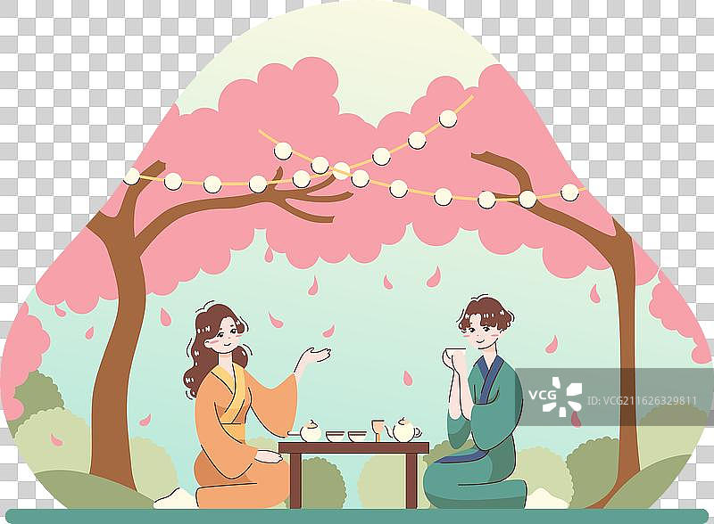 亚洲人享受他们的空闲时光 日本人图片素材