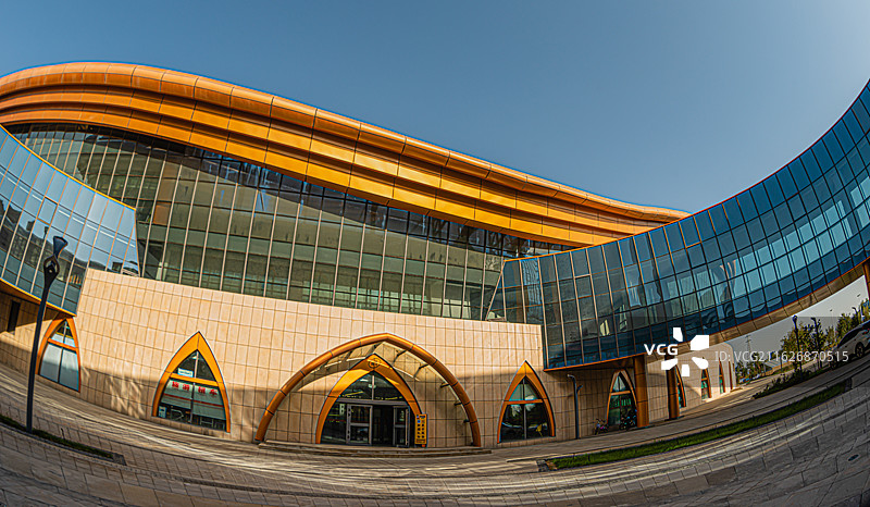 兵团农十二师兵旅天缘酒店造型独特（乌鲁木齐市）图片素材