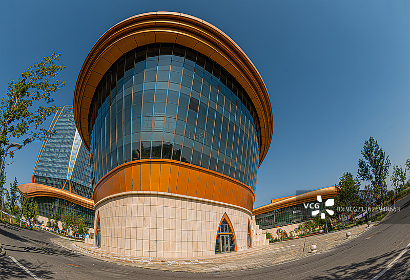 兵团农十二师兵旅天缘酒店造型独特（乌鲁木齐市）图片素材