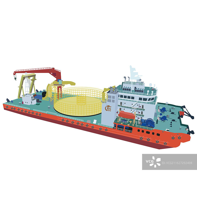 海缆施工装备与技术展示基地图片素材