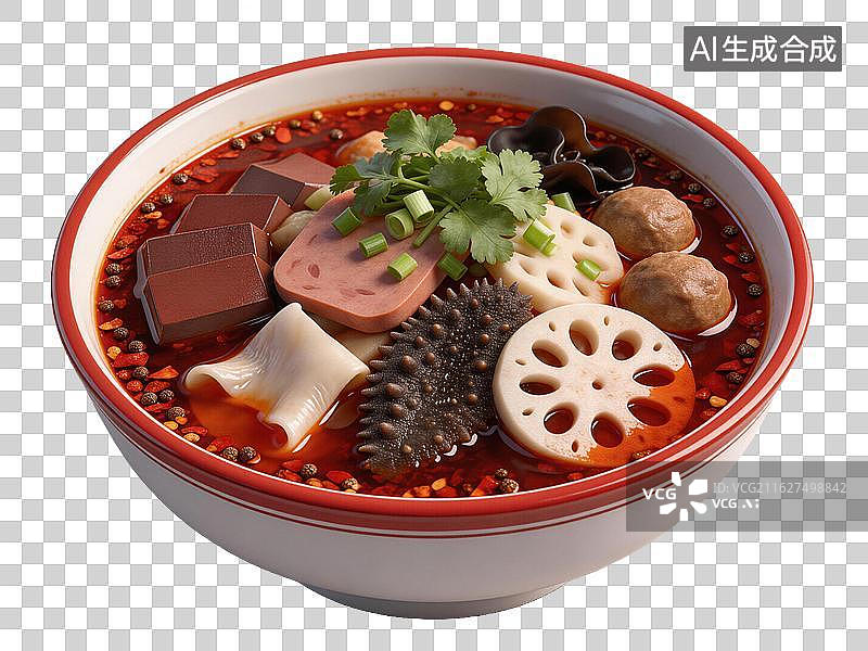 【AI数字艺术】一碗麻辣烫火锅图片素材