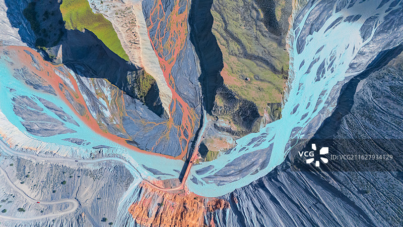 安集海大峡谷图片素材