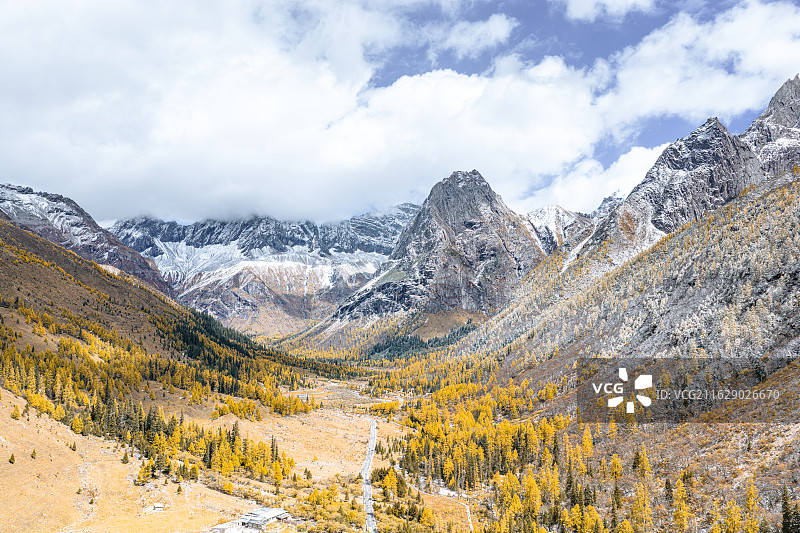 阿坝·四姑娘山双桥沟图片素材