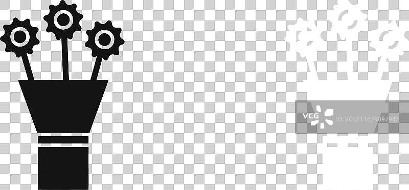 花束图标Logo集图片素材