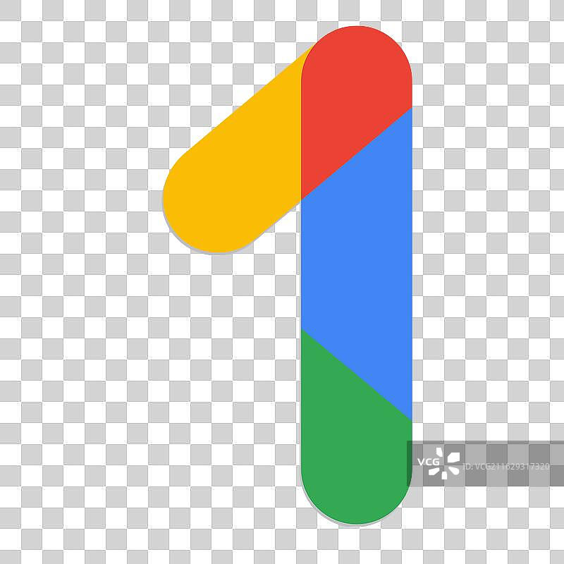 谷歌One高清透明Logo图片素材