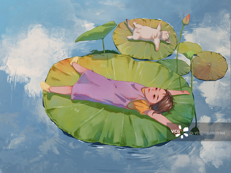 池塘图片素材