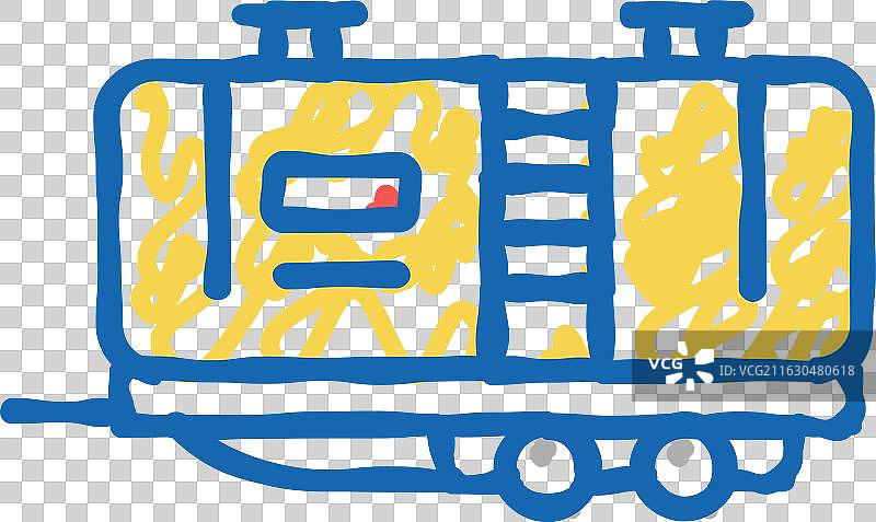 油罐车运输图标涂鸦图片素材