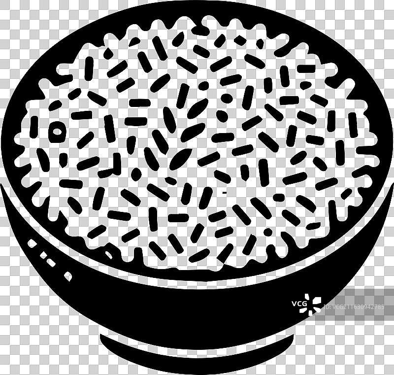 意大利调味饭的简约图标设计图片素材