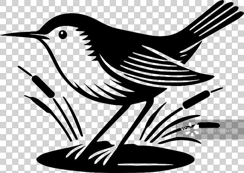 莱茵鳢鱼logo设计简约图标图片素材