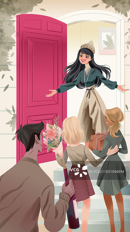 朋友聚会图片素材