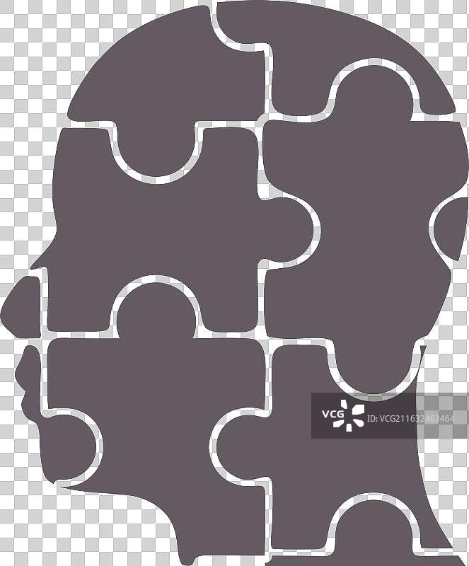 心理治疗、压力和精神病：困惑的人图片素材