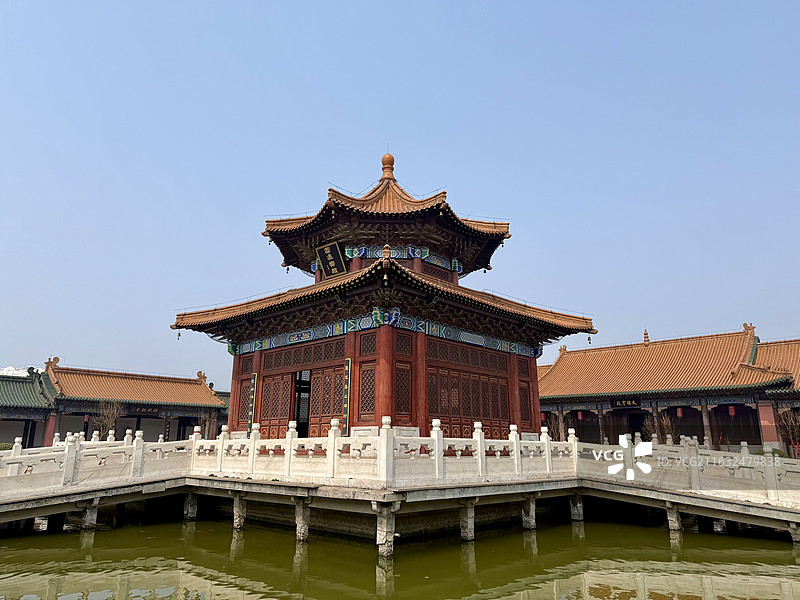 菩提岛朝阳庵圆通宝殿图片素材