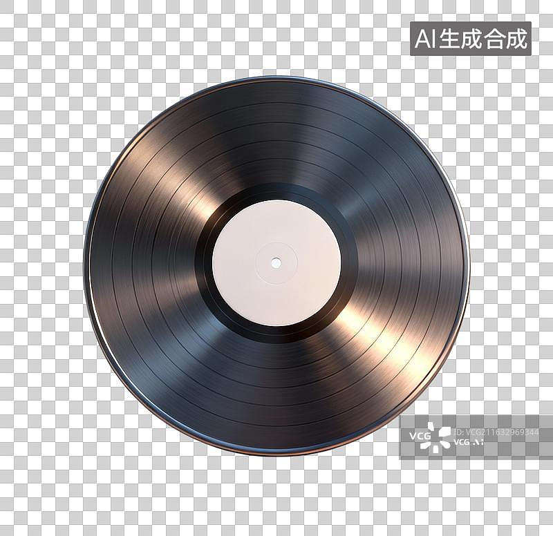 【AI数字艺术】唱片 免抠图形 PNG元素图片素材