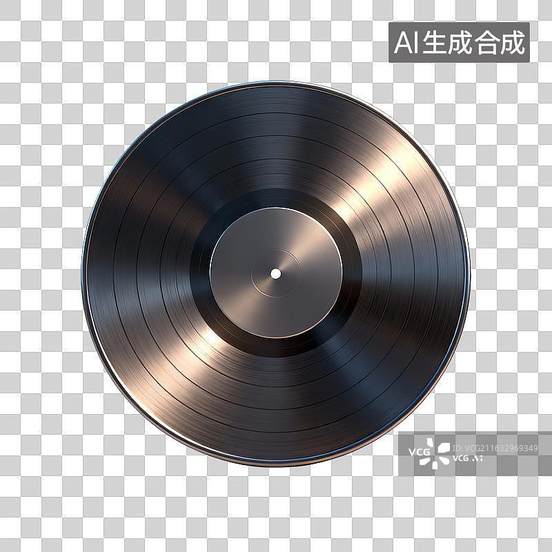 【AI数字艺术】唱片 免抠图形 PNG元素图片素材