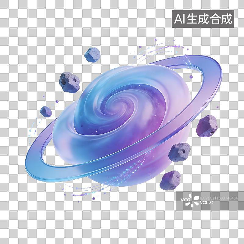 【AI数字艺术】宇宙星云天体科学插画图片素材