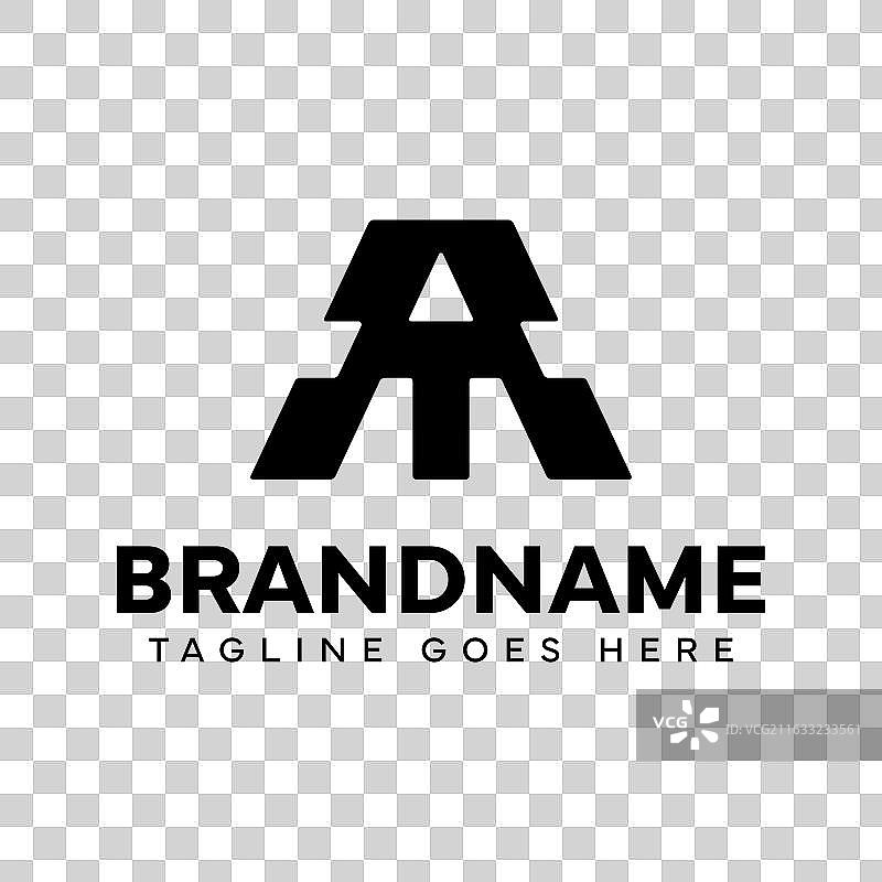 用于任何品牌的字母 monogram 标志图片素材