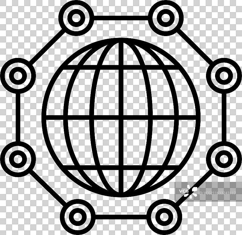 全球网络图标图片素材
