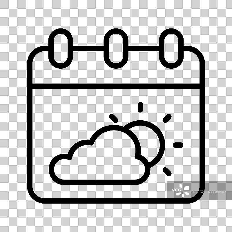 天气日历图片素材