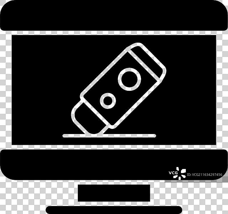 橡皮擦字形风格图标设计图片素材
