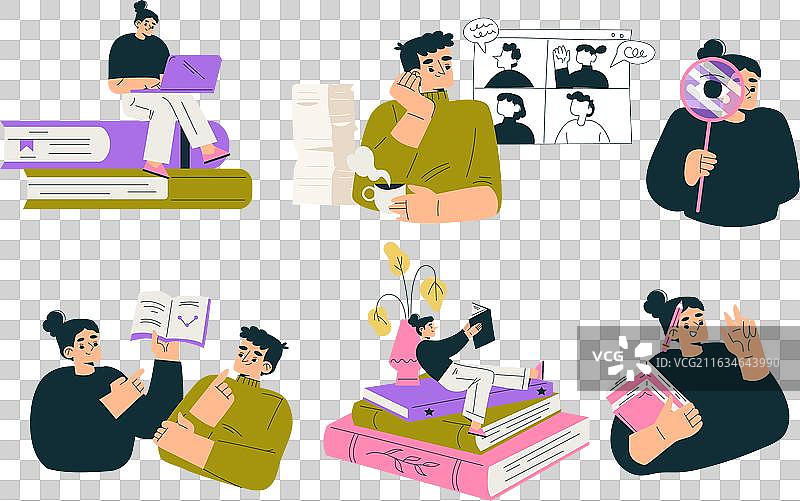 富有创意的表达和引人入胜的数字内容图片素材