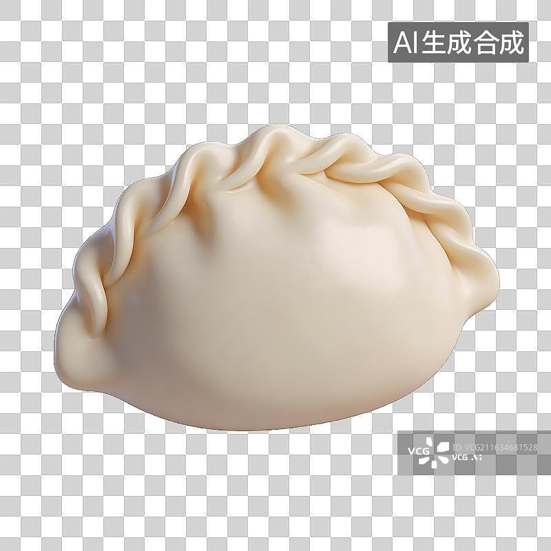 【AI数字艺术】未煮熟的饺子图片素材