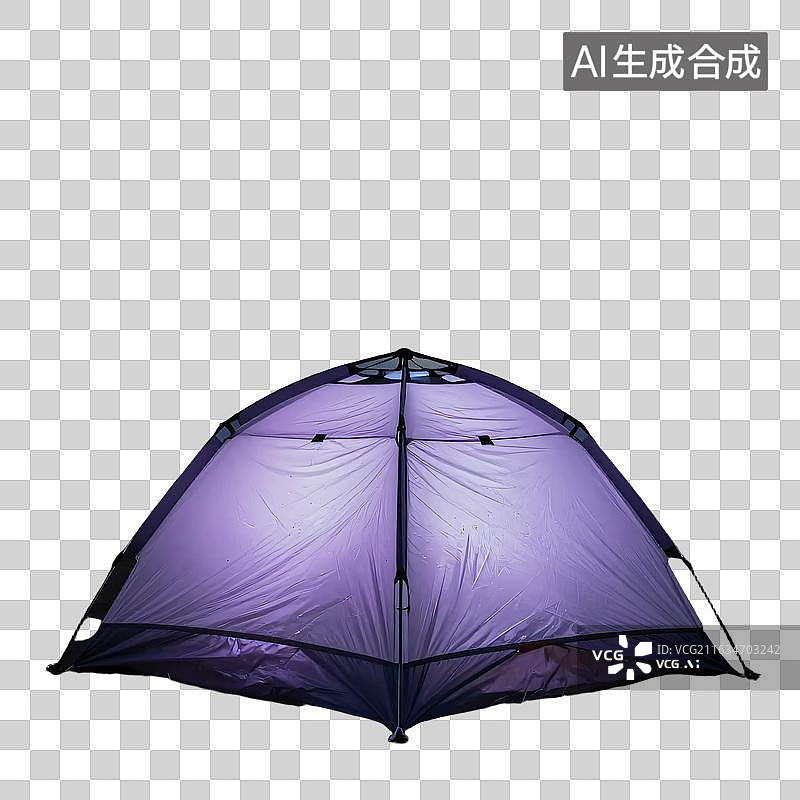 【AI数字艺术】极光环绕的静谧露营图片素材