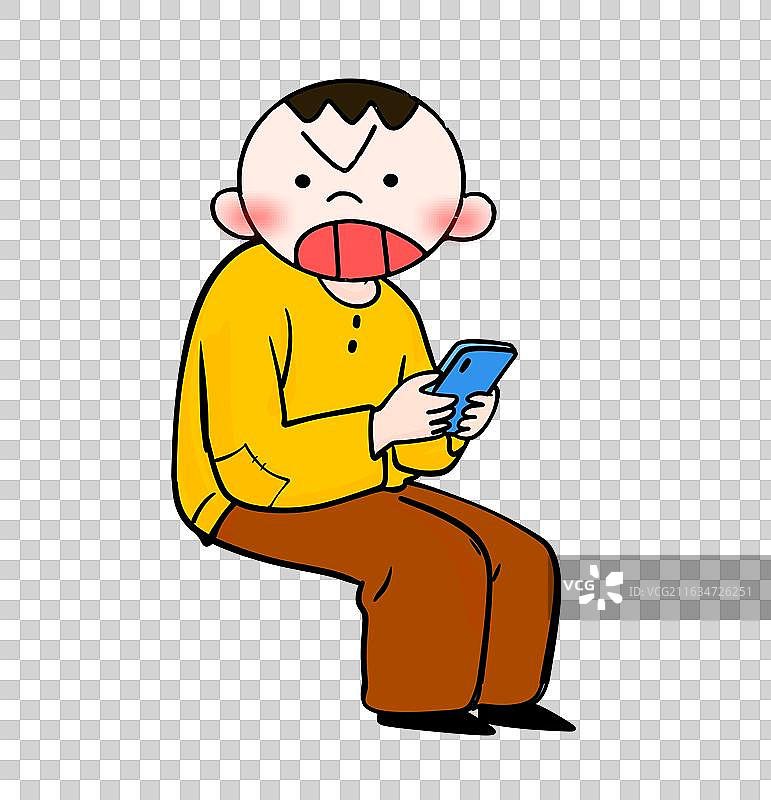 玩手机 低头一族 颈椎病 低头 看 手机图片素材