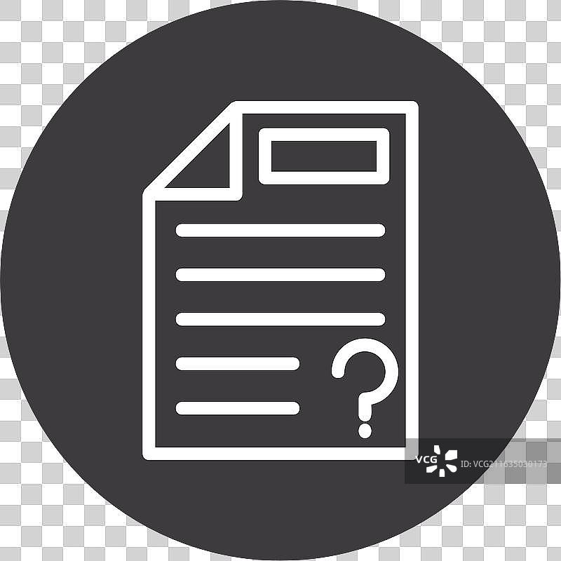 纸质线条圆形风格图标设计图片素材