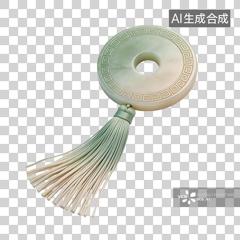【AI数字艺术】玉佩插画图片素材
