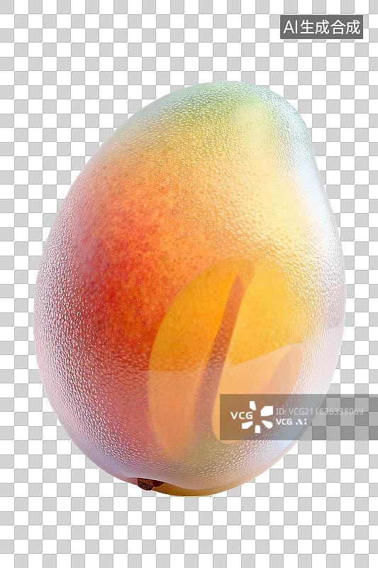 【AI数字艺术】色彩斑斓的芒果特写图片素材