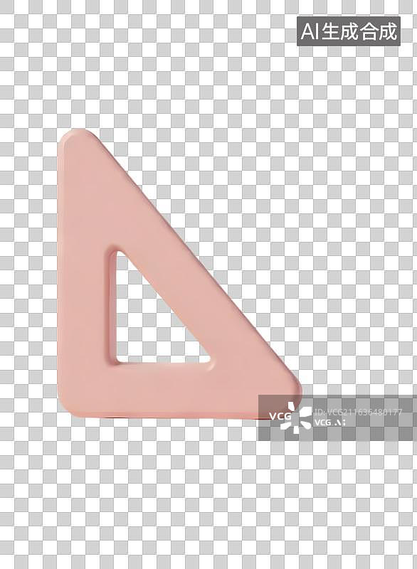 【AI数字艺术】直角三角尺图片素材