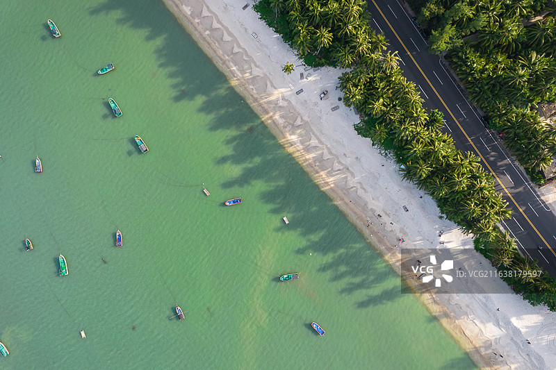 海南琼海潭门环岛旅游公路图片素材