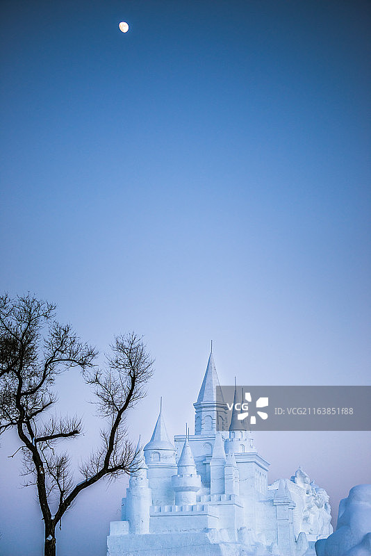 冰雪节雪雕图片素材