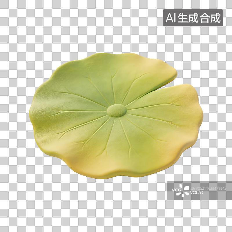 【AI数字艺术】浮萍叶子插画图片素材