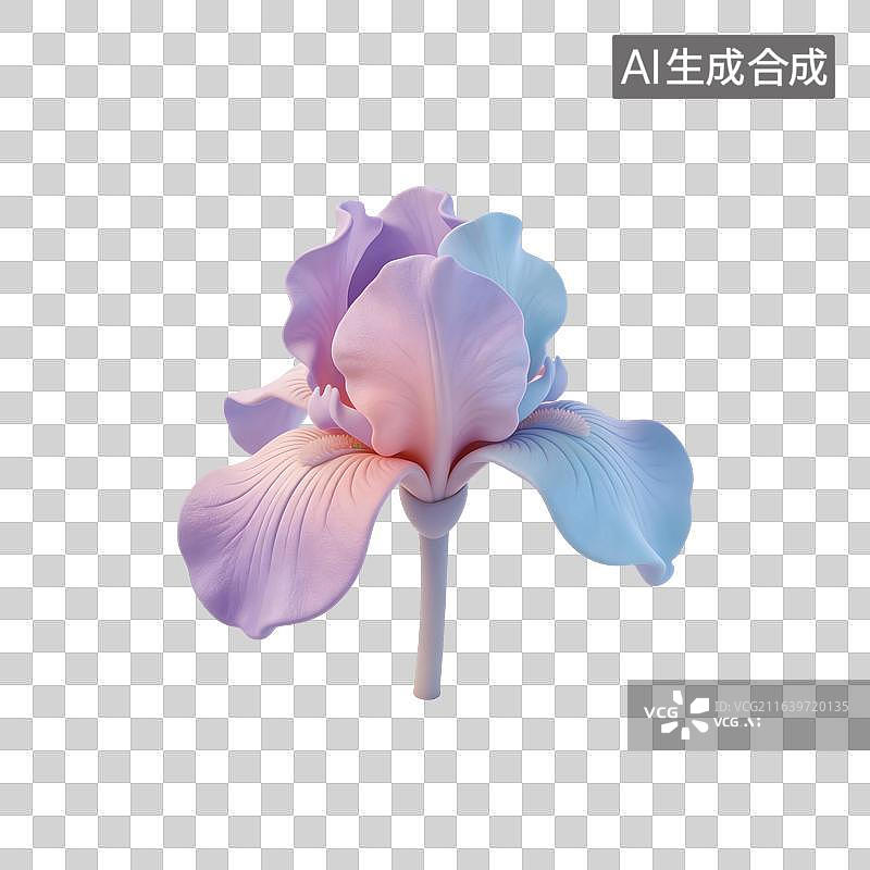 【AI数字艺术】莺尾花插画图片素材